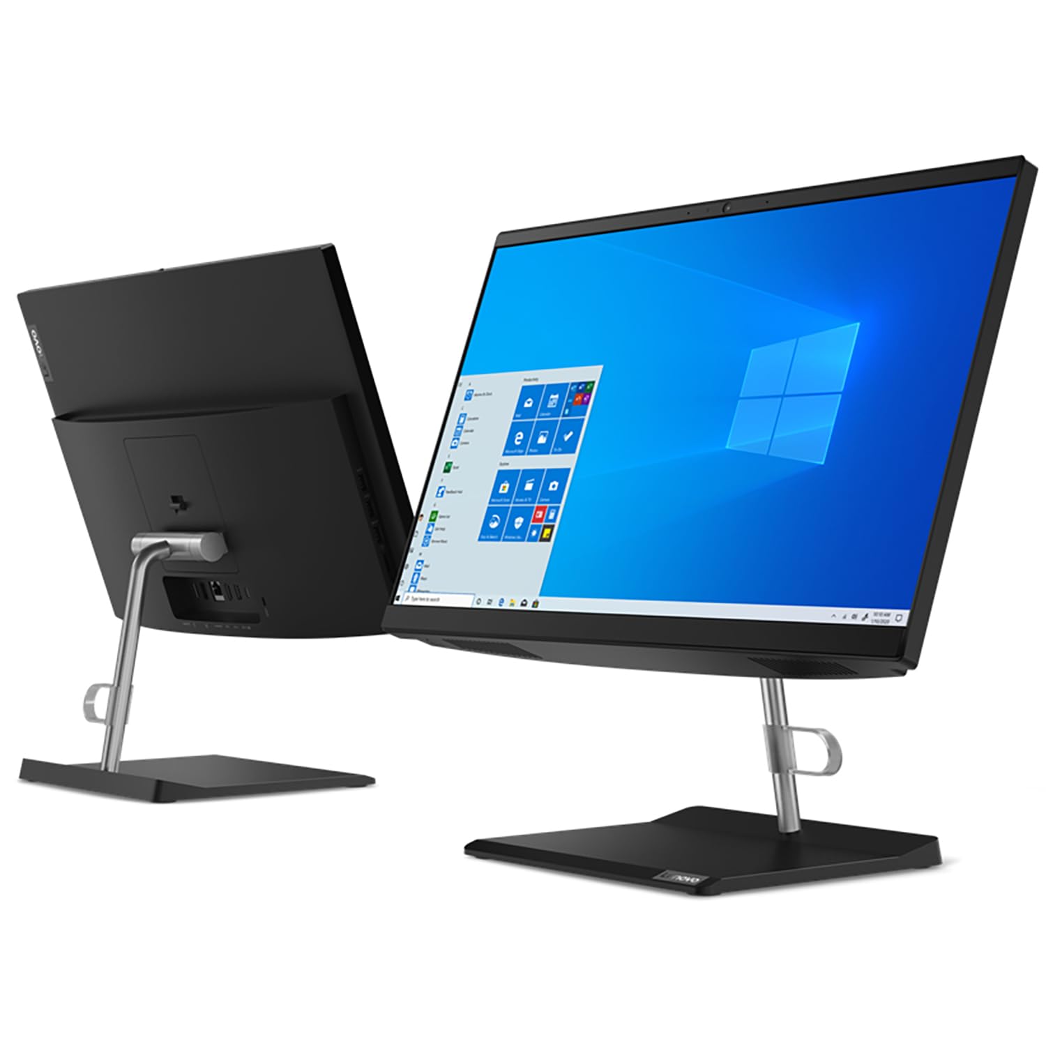 Lenovo V50a 24 AIO 23.8" FHD Business All-in-One Desktop Computer, Intel Core i3-10100T (Beat i5-8300H), 32GB DDR4 RAM, 2TB PCIe SSD, DVDRW, WiFi, Bluetooth 5.0, Keyboard and Mouse, Windows 11 Pro