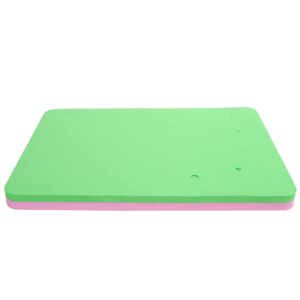 Fondant Foam Pad Rectangular sugar flower foam pad Fondant Cake Sponge Pad Mat with 5 Holes for Cake Decoration DIY Paste Clay Modelling Tools Drying Tray Pink Green