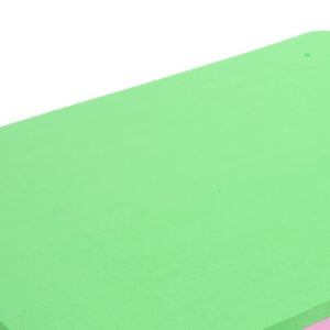 Fondant Foam Pad Rectangular sugar flower foam pad Fondant Cake Sponge Pad Mat with 5 Holes for Cake Decoration DIY Paste Clay Modelling Tools Drying Tray Pink Green