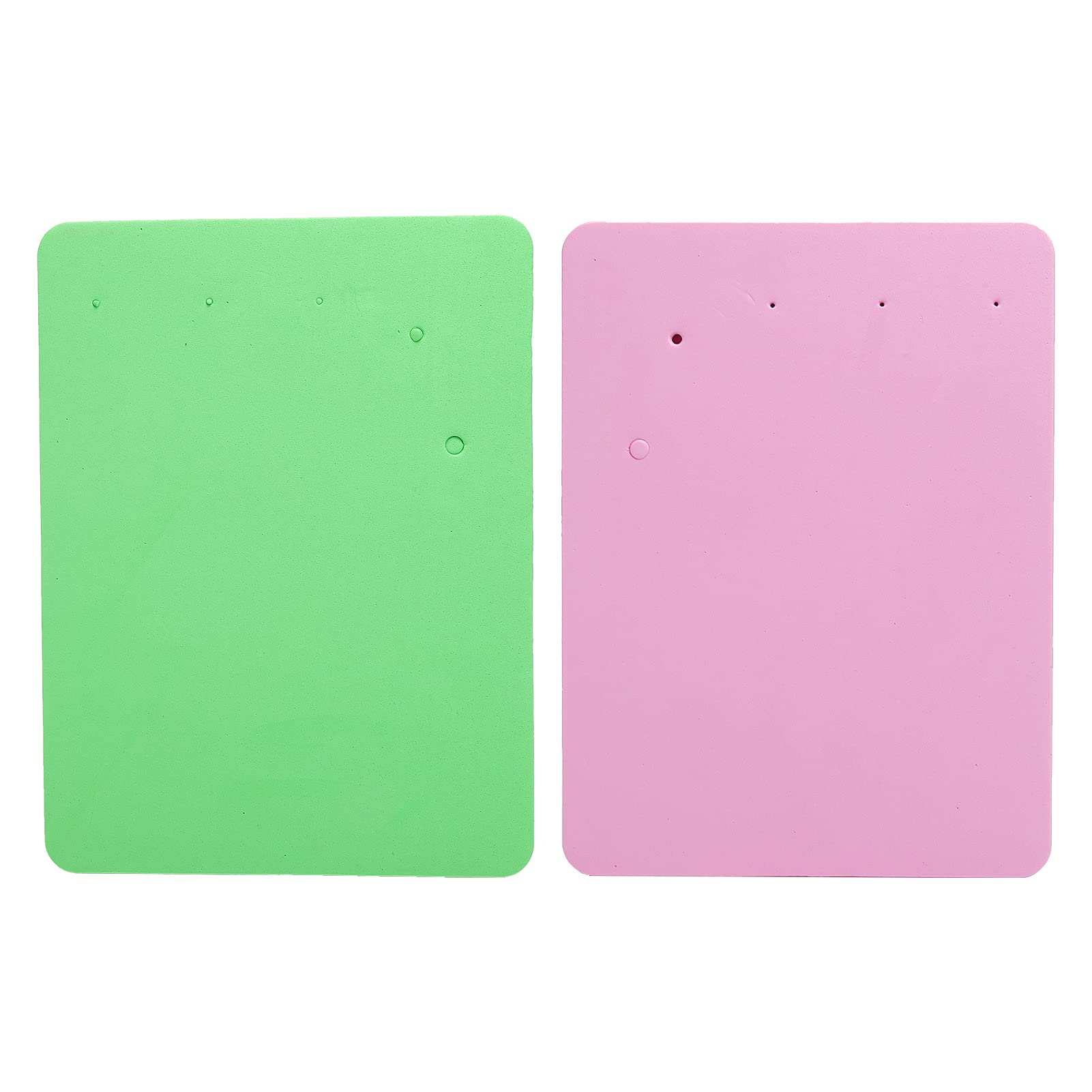 Fondant Foam Pad Rectangular sugar flower foam pad Fondant Cake Sponge Pad Mat with 5 Holes for Cake Decoration DIY Paste Clay Modelling Tools Drying Tray Pink Green