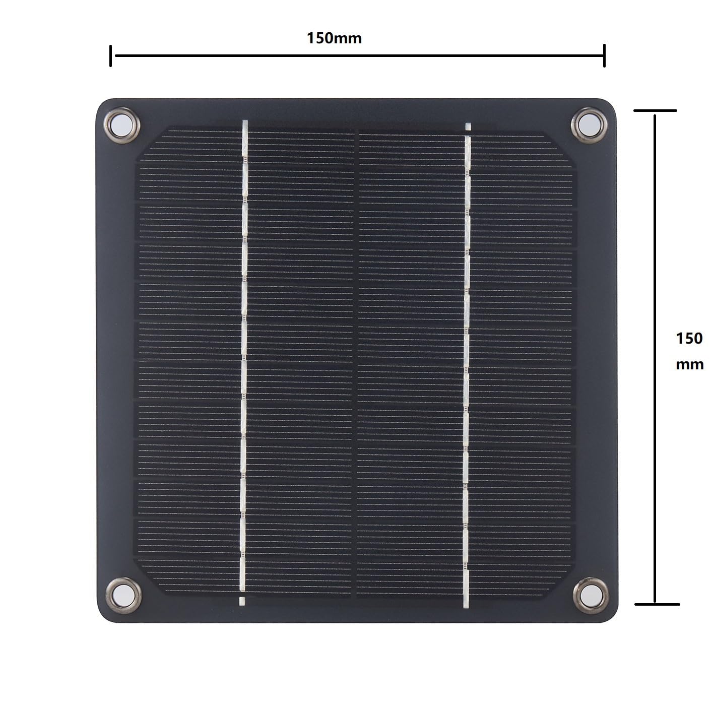 SICARO 3W Solar Fans Small Solar Powered Waterproof Fan Kit for Small Chicken Coops, Greenhouses, Doghouses, Sheds, And Other Enclosures