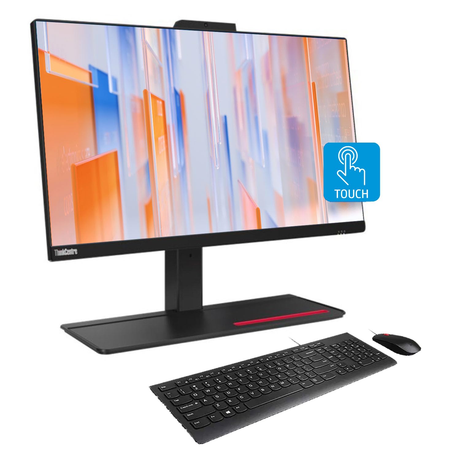 Lenovo ThinkCentre M90a All-in-one Business Computer, 23.8" FHD IPS Touchscreen, Intel Core i5-10400 Processor, 16GB RAM, 1TB NVMe SSD, Wi-Fi, Webcam, USB-C, DP, Windows 11 Pro, 3 Years Onsite