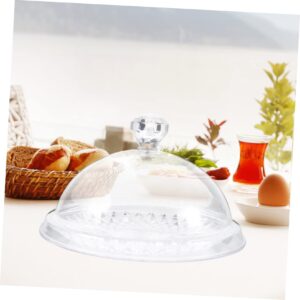 Didiseaon Cake Stand with Dome, Cake Holder Serving Platter Cake Plate Server for Restaurant Snack Party Supply