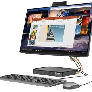 Lenovo IdeaCentre 5i 23.8" FHD Touchscreen All-in-One Desktop Computer - 11th Gen Intel Core i7-11700 8-Core 4.9 GHz, 16GB RAM, 1TB SSD + 1TB HDD, Intel UHD Graphics 750, FHD Webcam, Windows 11 Pro