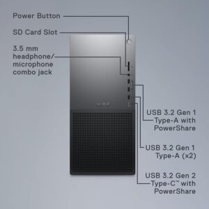 Dell XPS 8960 Gaming Desktop Computer Tower 2023 | 13th Gen Intel Core i7-13700 16-Core CPU, 32GB DDR5 RAM, 2TB NVMe M.2 PCIe SSD + 12TB HDD, GeForce RTX 3050 8GB GDDR6, Windows 11 Home