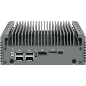 CWWK AlderLake-N100 5-Port Firewall Appliance with i226-V, DDR5 Slot, 2.5G RJ45 Network Port, 4K Display Outputs, M.2 NVMe Slots, SATA3.0, USB2.0, TPM Compatibility, Mini PC (N100-5L-16G/256G)