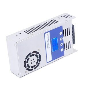 Solar Panel Regulator, Maximum 180VDC Input High Performance Solar Controller MPPT Full System Protection with LCD Display for Commercial Vehicles (60A)