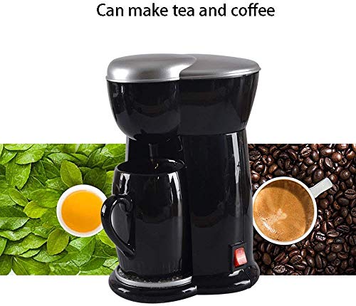 ROLTIN Coffee Machine, Single Coffee Machine-Power:300 Watts,140 Ml Water Tank,Washable Drip Tray,Active Foam Nozzle,Removable Water Tank,Food Grade PP,for espresso cooker