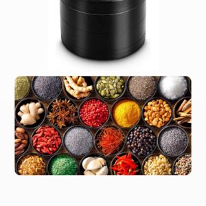 Spice Grinder - Small 2.0 Inch - Black - Easy clean