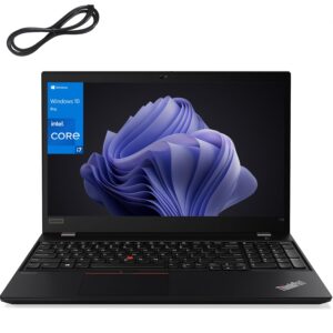 Lenovo ThinkPad T15 Gen 2 15.6" FHD Business Laptop Computer, Intel Core i7-1165G7 up to 4.7GHz, 16GB DDR4 RAM, 1TB PCIe SSD, WiFi 6E, Bluetooth 5.1, Thunderbolt 4, Windows 10 Pro