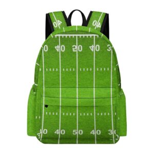 american football field travel backpack lightweight 16.5 inch computer laptop bag casual daypack for men women