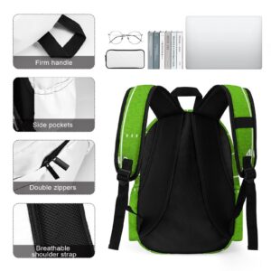 American Football Field Travel Backpack Lightweight 16.5 Inch Computer Laptop Bag Casual Daypack for Men Women