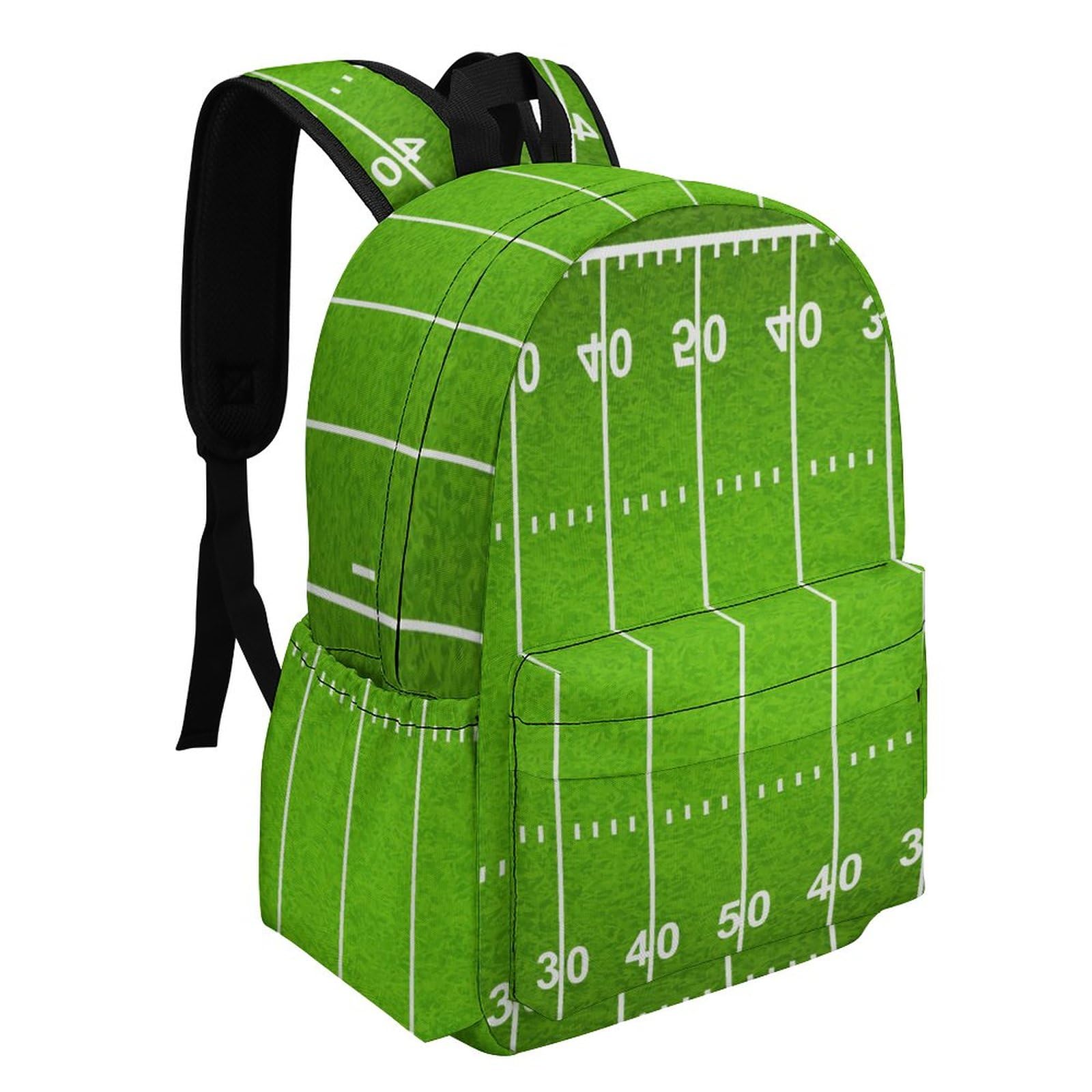 American Football Field Travel Backpack Lightweight 16.5 Inch Computer Laptop Bag Casual Daypack for Men Women