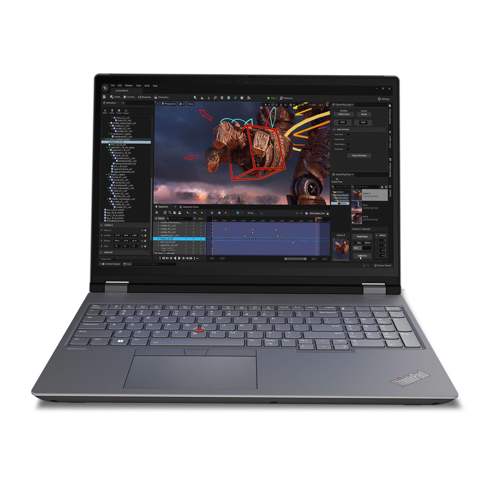 Lenovo ThinkPad P16 Gen 2 Intel Core i9-13950HX vPro, 24C, 16" WQUXGA (3840 x 2400) OLED Touch, 400 nits, 192GB RAM, 8TB SSD, NVIDIA RTX 5000 Ada, Backlit KYB, Fingerprint Reader, Windows Pro