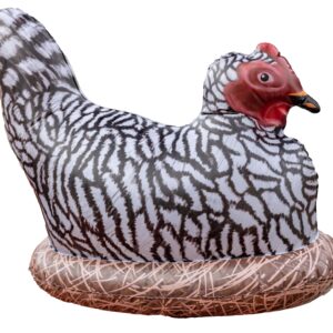 Cawowa Inflatable Chicken, Decorations for Birthday Party Supplies, Wild West Farm Theme Gifts, Blow Up Hen Decor, Inflables Para Fiestas, Halloween Rooster, Big Stuff Fun Decoy, Giant Size