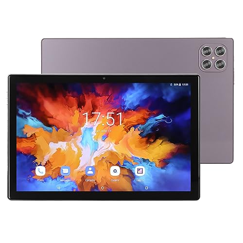 DAUERHAFT Business Tablet, Support GPS FM 12GB 256GB 8 Core CPU 5G WiFi 2 in 1 10.1 Inch Tablet Dual Speakers for Learning (#1)