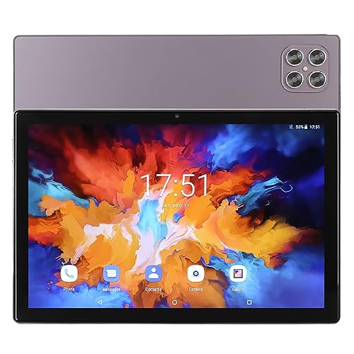 DAUERHAFT Business Tablet, Support GPS FM 12GB 256GB 8 Core CPU 5G WiFi 2 in 1 10.1 Inch Tablet Dual Speakers for Learning (#1)