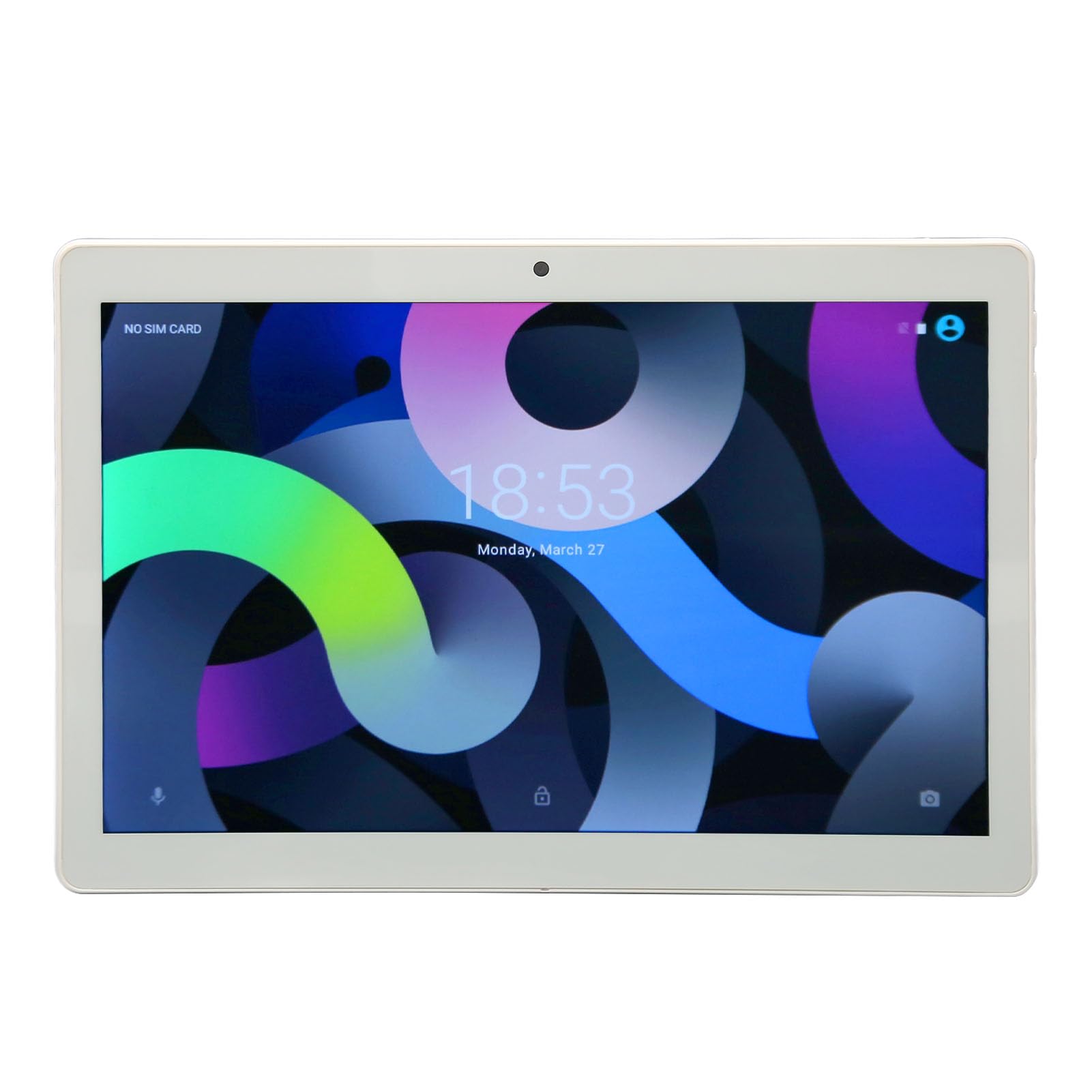 DAUERHAFT 10.1 Inch Tablet, 8MP 20MP 12GB 256GB US Plug 100‑240V 2 in 1 Tablet PC for Travel (US Plug)