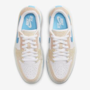 W AIR Jordan 1 Elevate Low SE - Size 5.5 US - White/Sanddrift/Baltic Blue