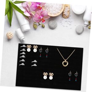 Zerodeko 24 Pcs Jewelry Box Necklace Organizer Holder Jewelry Insert Tray Diy Slots Jewelry Tray Earring Selling Organizer Ear Ring Holder Jewelry Drawer Insert Storage Rack Sponge Earrings