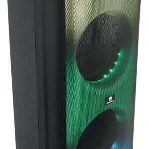 Rockville BASS Party 10 Dual 10 inch Portable Battery LED Party Bluetooth Speaker