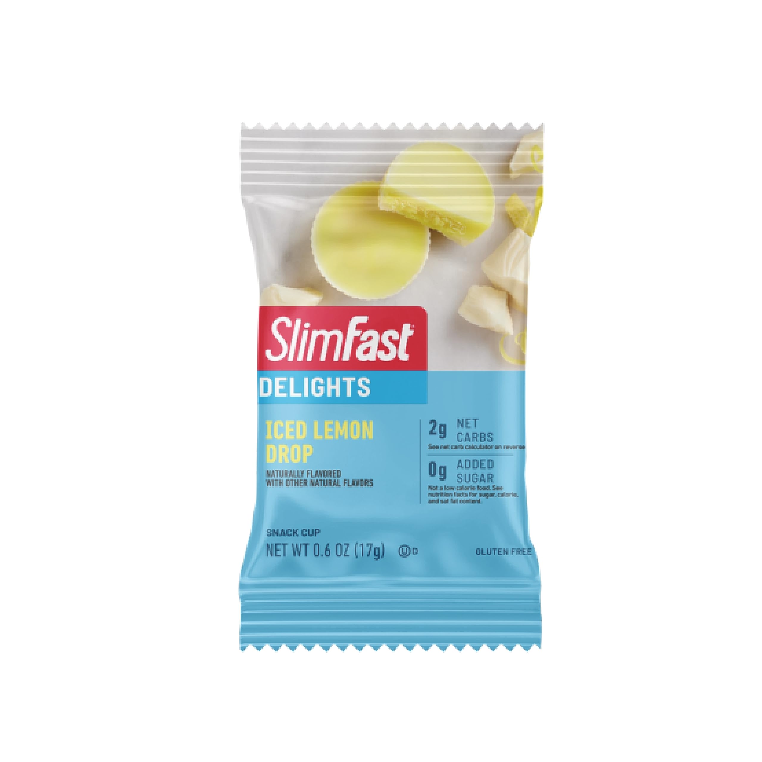 SlimFast Delights Iced Lemon Drop Snack Cup, 10 Count