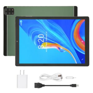 10.1 Inch Tablet, 100-240V Tablet Computer 6GB 128GB 10 Core CPU Support FM GPS 1960x1080 5G WiFi for Android 12.0 for Photograph (US Plug)