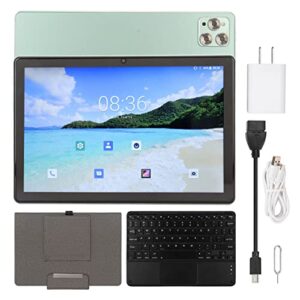 DAUZ HD Tablet, 4G LTE 5G WiFi Aluminium Alloy Office Tablet 10.1 Inch FHD 8GB RAM 256GB ROM for Travel (US Plug)