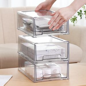 Didiseaon Plastic Drawers Plastic Storage s Desktop Organizer Desktop Storage Organizer Table Organizer Desktop Makeup Organizer Storage Box Cupboard Superimposed The Pet