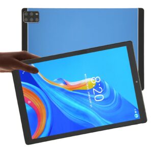 DAUERHAFT Tablet Computer, 6GB 128GB 100-240V 10.1 Inch Tablet 1960x1080 for Reading for Android 12.0 (US Plug)