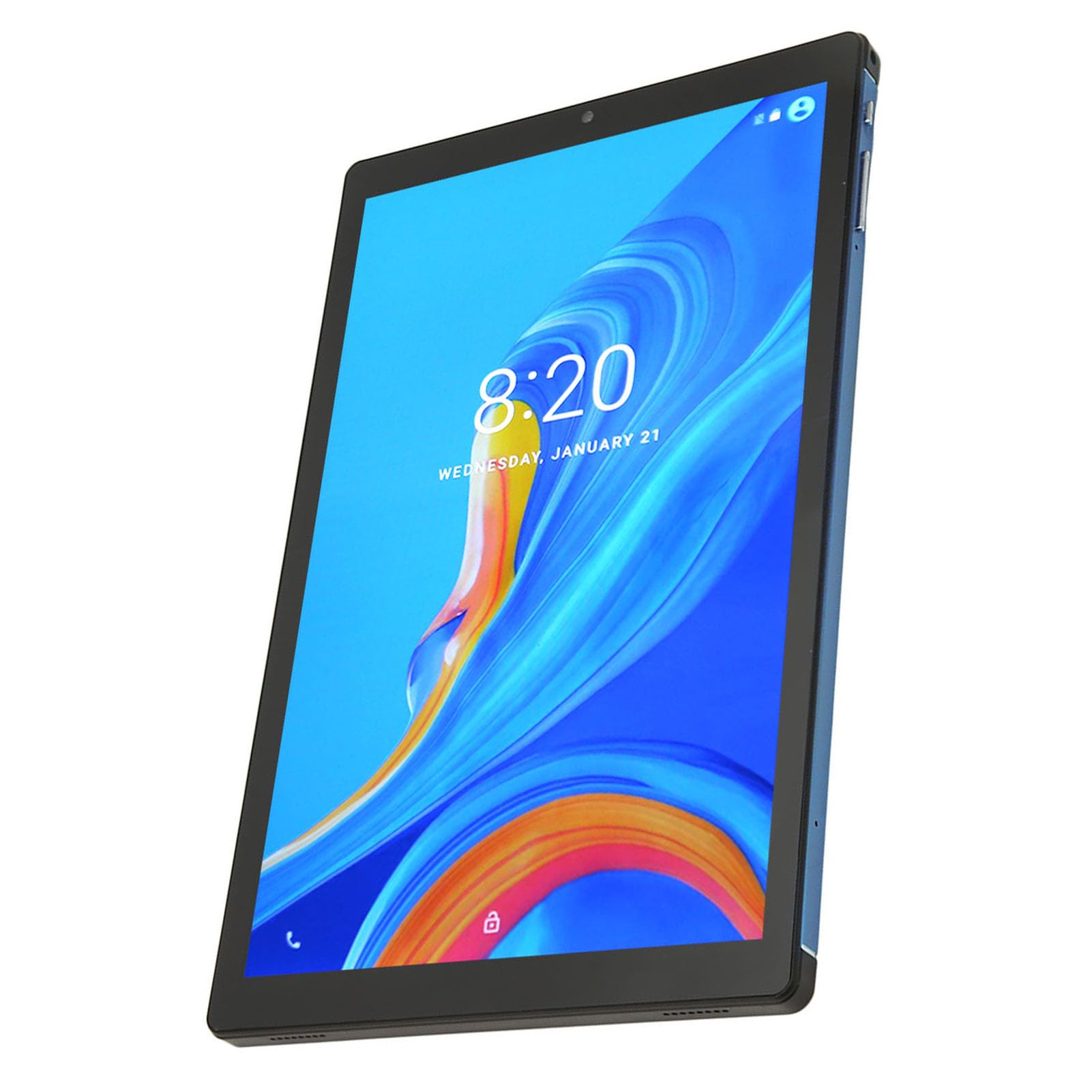 DAUERHAFT Tablet Computer, 6GB 128GB 100-240V 10.1 Inch Tablet 1960x1080 for Reading for Android 12.0 (US Plug)