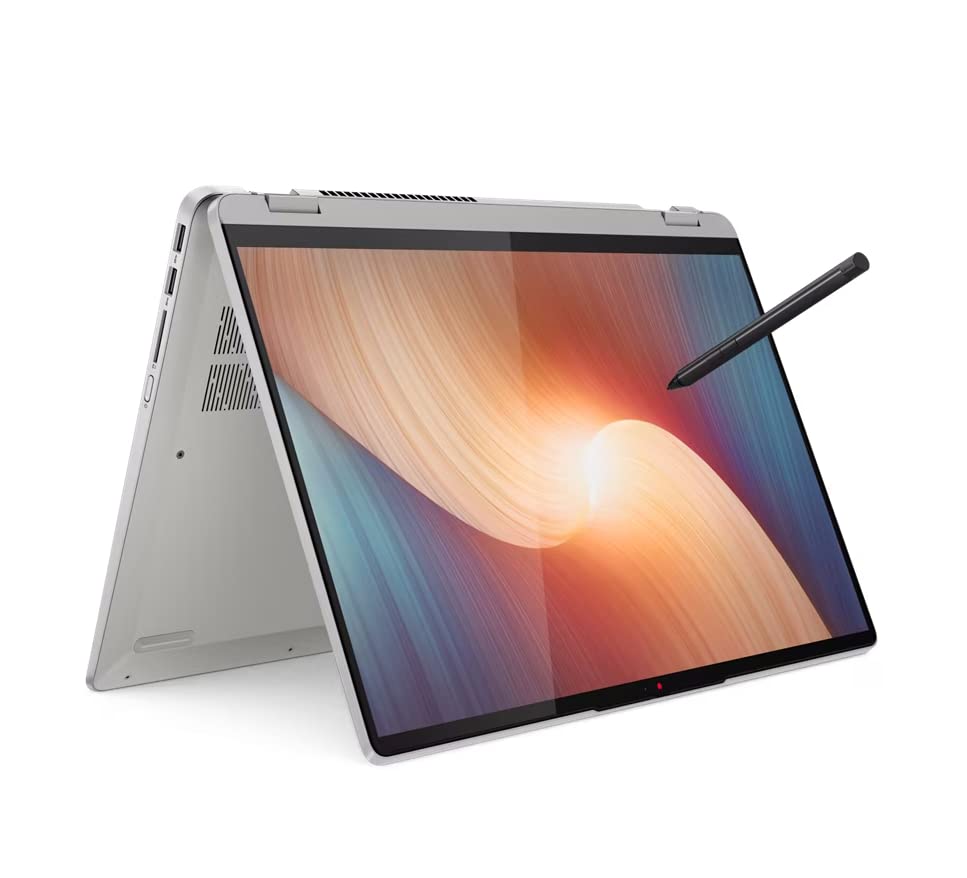 Lenovo IdeaPad Flex 5 2-in-1 Laptop, AMD 8-Core Ryzen 7 5700U, 16" FHD+ IPS Touchscreen, AMD Radeon Graphics, 16GB DDR4 2TB SSD, Backlit Keyboard, Fingerprint, Type-C, WiFi 6, Stylus Pen, Win11 Pro