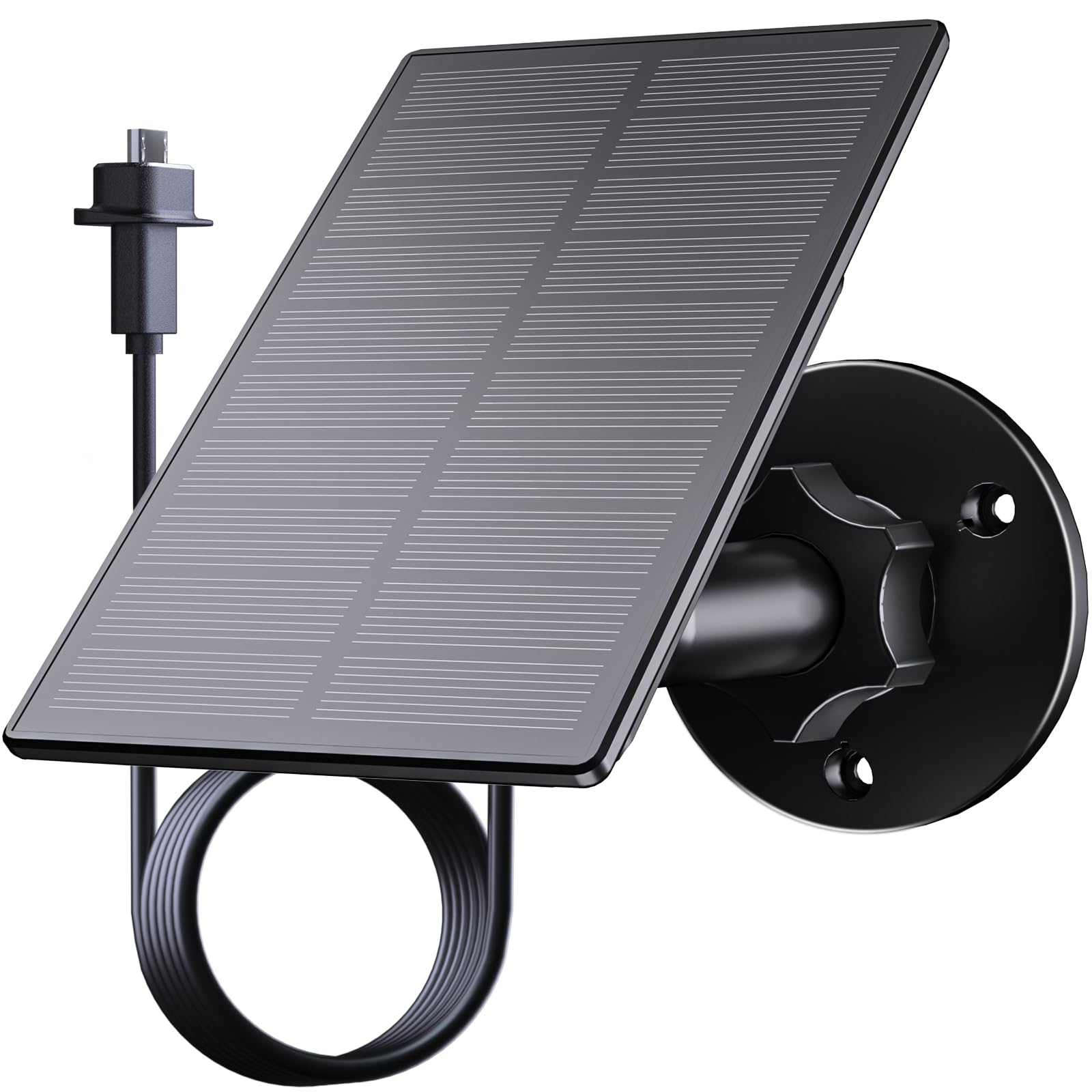 Solar Panel for Blink Camera Outdoor, Outdoor Camera Solar Panel with Battery Compatible with Blink Outdoor (3rd Gen) and Blink XT XT2 Camera, Waterproof Rubber Plug, 9.8ft Cable, Adjustable Mount