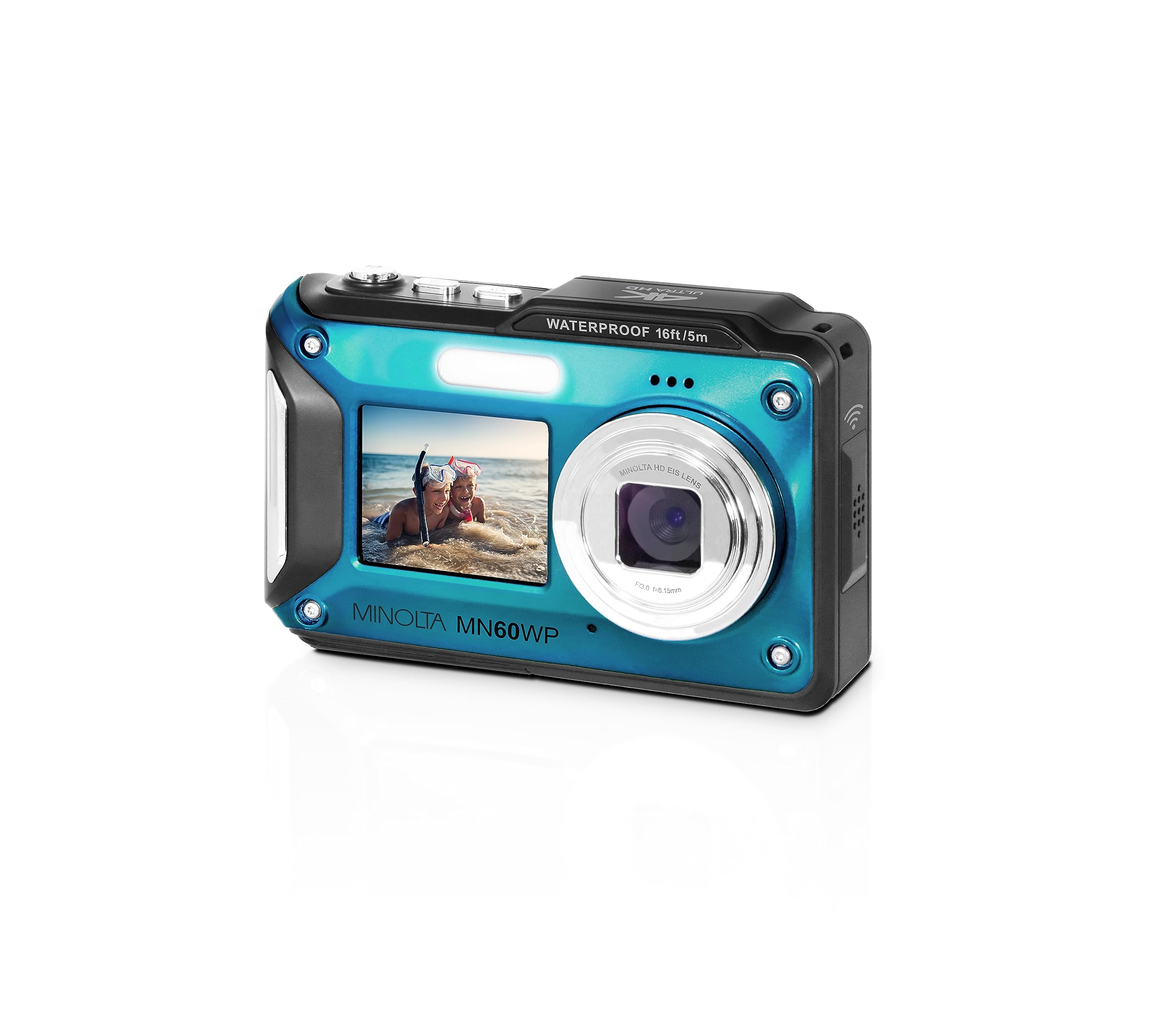 Minolta MN60WP 48MP / 4K Ultra HD Dual Screen Waterproof Digital Camera