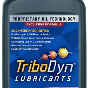 TriboDyn Tri-Guard 1100 ISO 100 Piston Synthetic Air Compressor Oil (1 Quart)