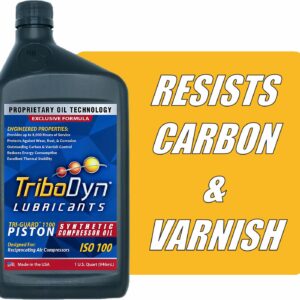 TriboDyn Tri-Guard 1100 ISO 100 Piston Synthetic Air Compressor Oil (1 Quart)