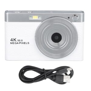 Digital Video Cameras, Face Detection 750mah Kids Small Camera with USB Cable for Gift