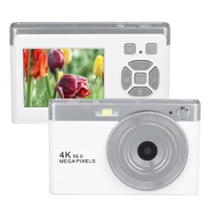 Digital Video Cameras, Face Detection 750mah Kids Small Camera with USB Cable for Gift