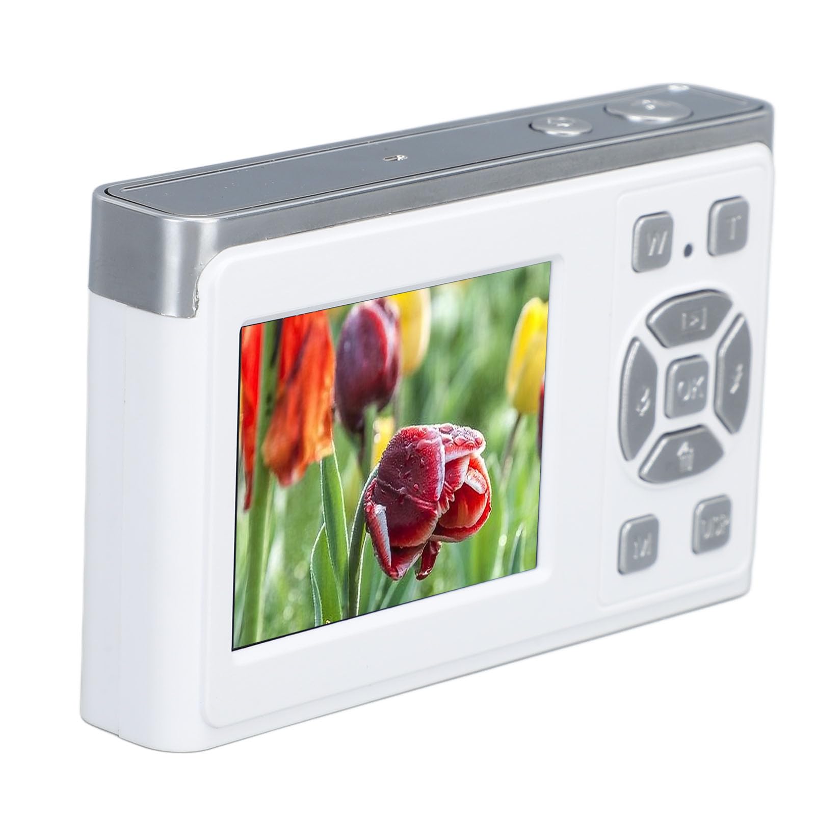 Digital Video Cameras, Face Detection 750mah Kids Small Camera with USB Cable for Gift