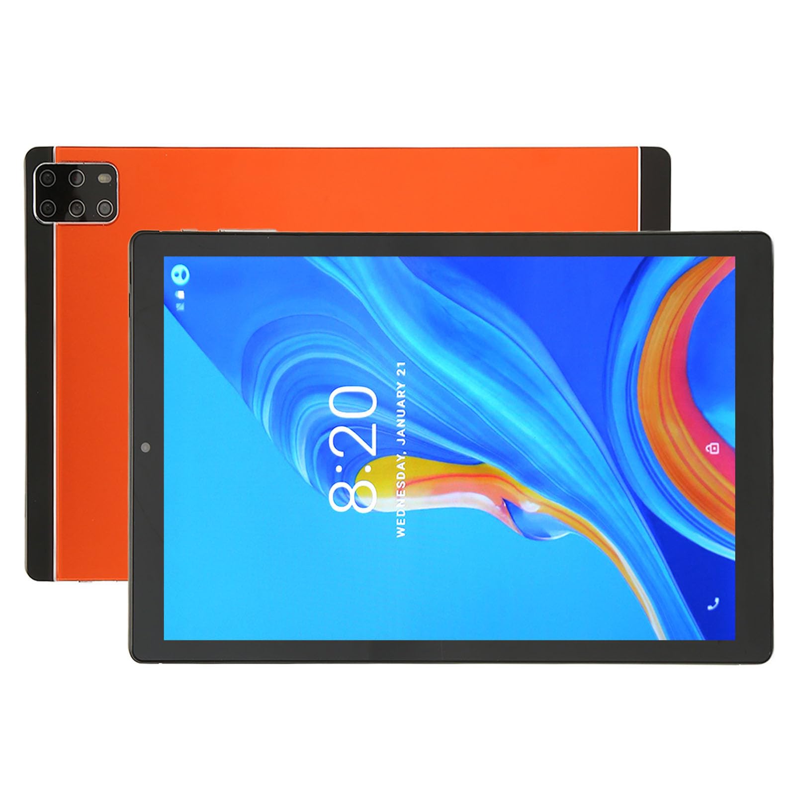 Gaeirt 10.1 Inch 2 in 1 Tablet, US Plug 100‑240V Tablet 1960x1080 MT6735 Deca Core CPU 2MP 5MP Dual Speakers for Study (US Plug)