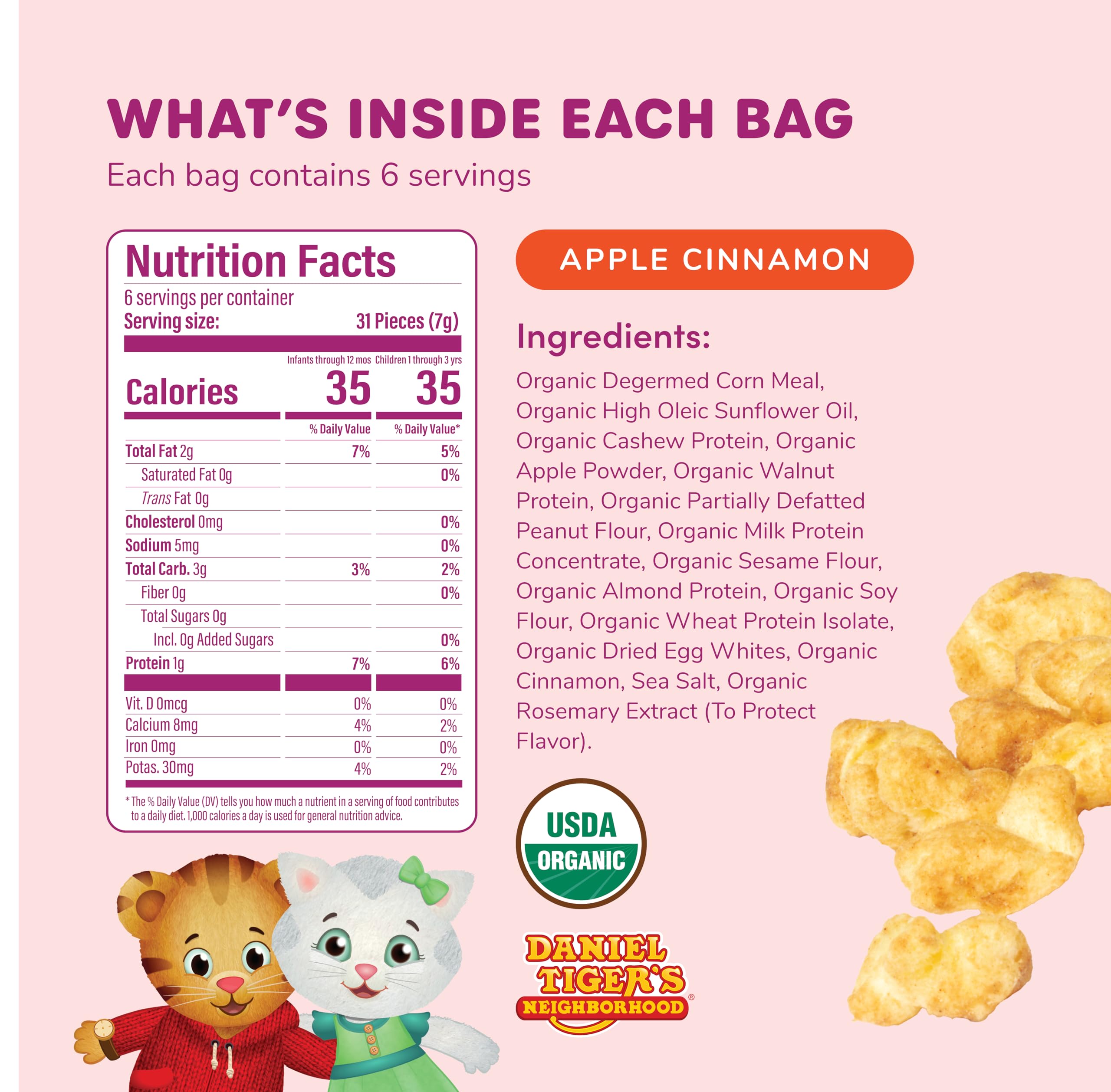 Ready Set Food Organic Puffs – Early Allergen Introduction Snack Puffs w/ 9 Top Allergens: Organic Peanuts, Cashew, Egg & More, No Added Sugar, Babies 8+ Months (AC & PB, 2-Pk)