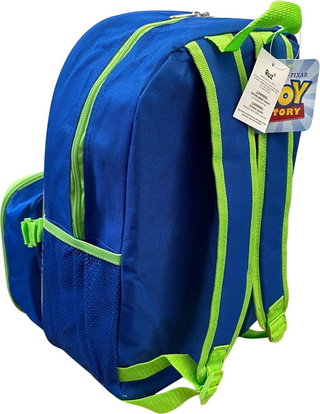 Ruz Group Kid's Licensed 16 Inch Backpack With Removable Lunch Box Set (Toy story)