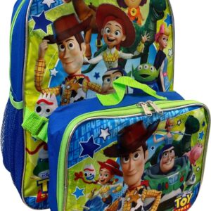 Ruz Group Kid's Licensed 16 Inch Backpack With Removable Lunch Box Set (Toy story)