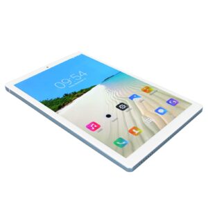 HEITIGN 10.1 Inch Tablet Calling Tablet 10.1in Tablet for11.0 4gb 64gb 1080x1920 Hd 10 Core 2.4g 5g WiFi Front 800w Rear 1300w Calling Tablet 100240v Blue Us Plug (US Plug 100‑240v)