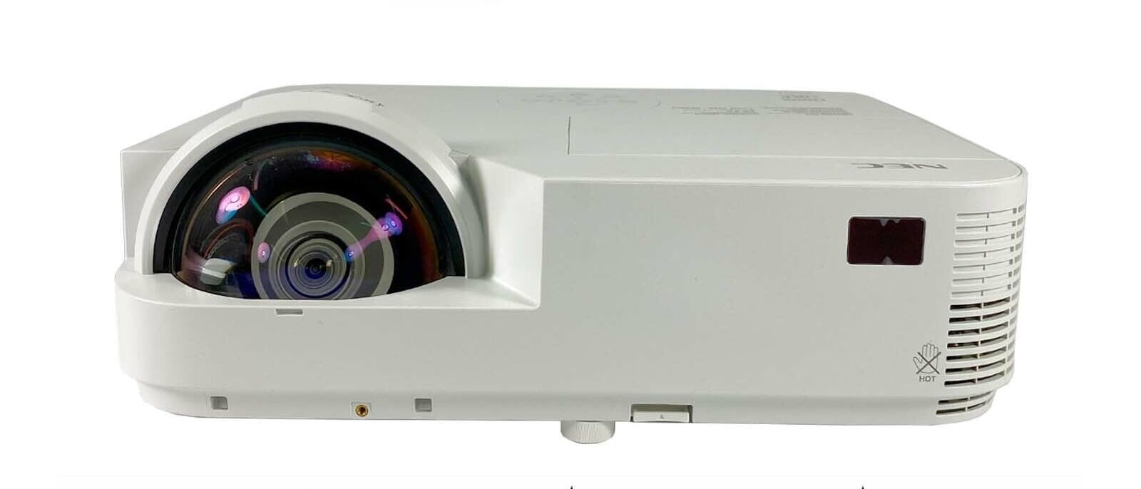 NEC M333XS DLP Projector Short-Throw NP-M333XS 3300 ANSI HD 1080p HDMI, Bundle remote Control, HDMI Cable, Power Cable