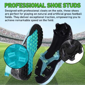 Mens Soccer Cleats Women Football Cleats Tacos De Futbol para Hombre Soccer Shoes Football Shoes for Turf Futsal Shoes Cleats Football Turf Cleats Professional Football Training Boots AG FG