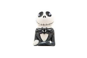 disney nightmare before christmas jack figural cookie jar or candy jar | cute ceramic housewarming gifts for men and women and kids | official licensee | 1 set