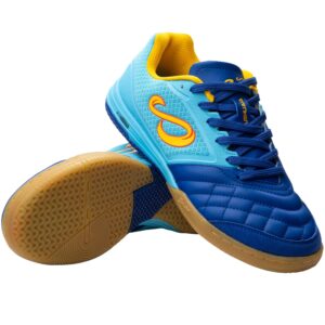 SENDA Ushuaia Club 2.0 Indoor Soccer, Court, and Futsal Shoes, Men's Size 7 / Women's Size 8, Light Blue