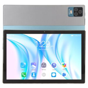 capacitive screen tablet, 8gb ram 256gb rom 10.1 inch fhd tablet 100‑240v clear dual speakers 8 core processor 2.4g 5g wifi connection for home (us plug)