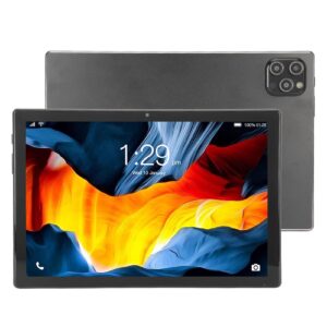 haofy digital tablet, black 10.1 inch front 8mp rear 13mp wifi tablet 1960 x 1080 resolution for video for studying (us plug)